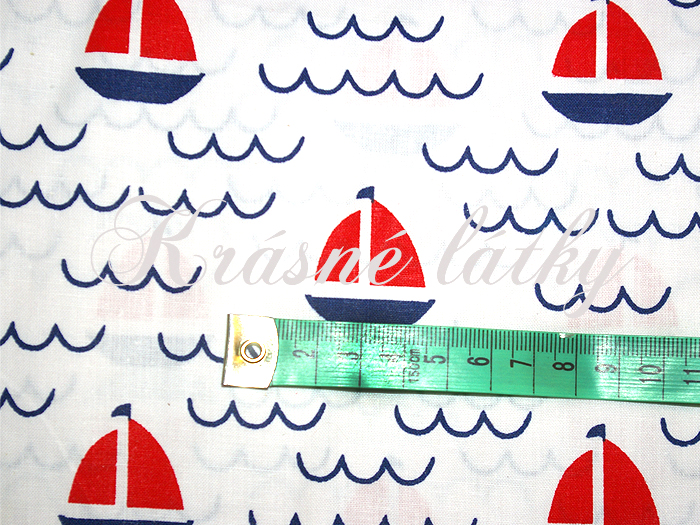 Plachetice lodičky - 100% bavlna š. 160cm 130gr m2