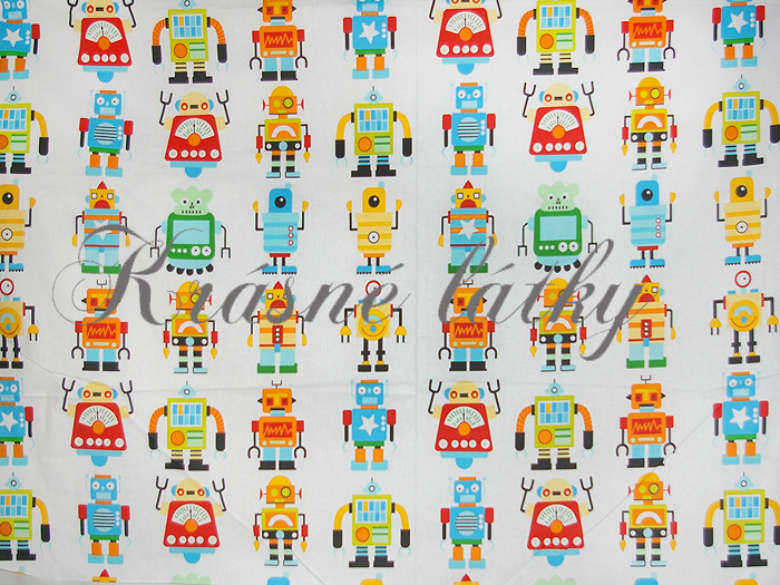 Roboti metráž v pěkné kvalitě - 100% bavlna, š. 160 cm, 140 g/m2 