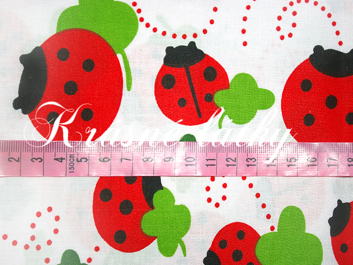 Berušky metráž v pěkné kvalitě - 100% bavlna, š. 160 cm, 130 g/m2