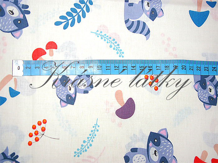 Mýval - 100% bavlna, š. 140 cm, 130 g/m2