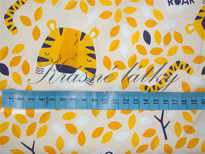 Tygr - 100% bavlna, š. 160 cm, 150 g/m2