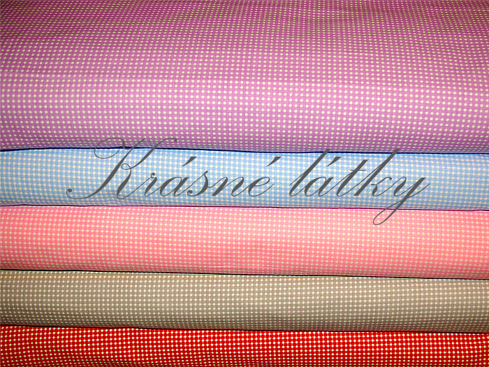 Kostička šedá drobná - bavlněné plátno, š.160cm, látky metráž