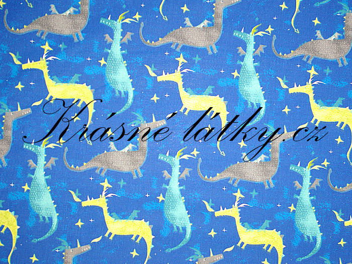 Draci - 100% bavlna, š. 160 cm, 150 g/m2