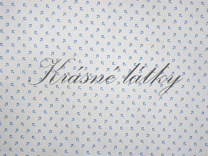 Kotvy - 95 % bavlna, elastan 5 %, š. 160 cm, 170 g/m2 