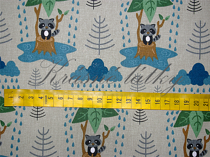 Mýval - 100% bavlna, š. 140 cm, 140 g/m2