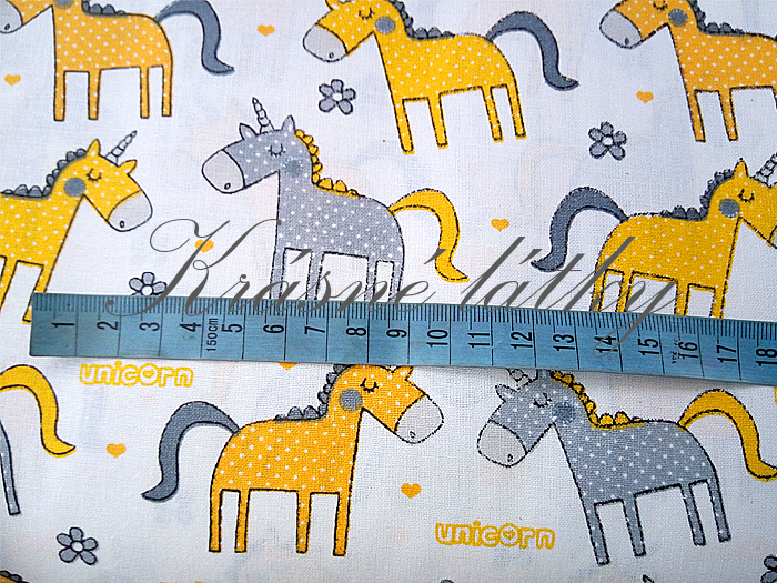 Koníčci - 100% bavlna, š. 140 cm, 130 g/m2