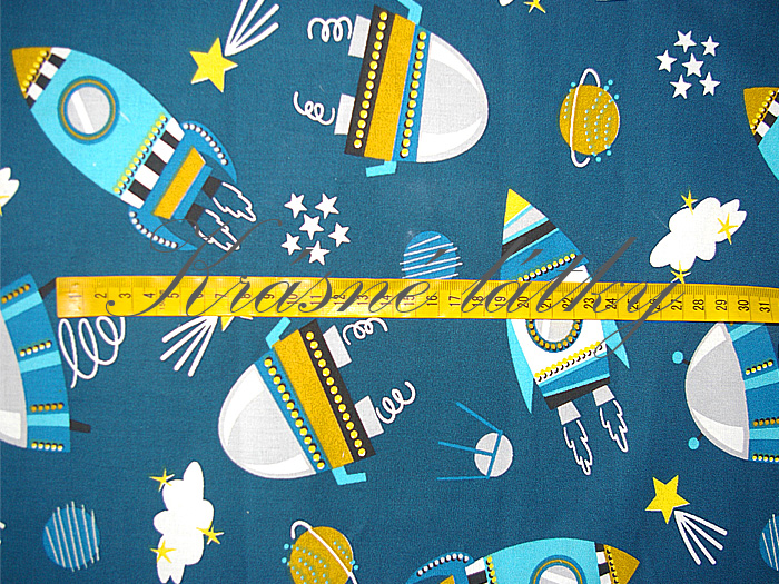 Rakety - 100% bavlna, š. 160 cm, 145 g/m2