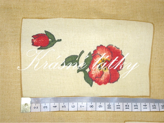 Tulipány 100% bavlna, 145g/m2, š. 150cm