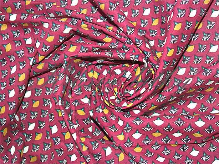 Bavlna Art Deco vějířky - 100% bavlna, š. 150 cm, 115 g/m2, látky metráž