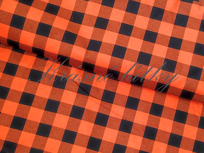 Potištěná bavlněná flanelová látka kostka 100% bavlna š. 150 cm látky metráž - flanel