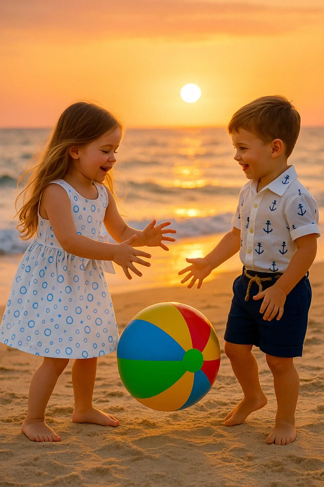 Voda, moře, bubliny, dětské látky metráž