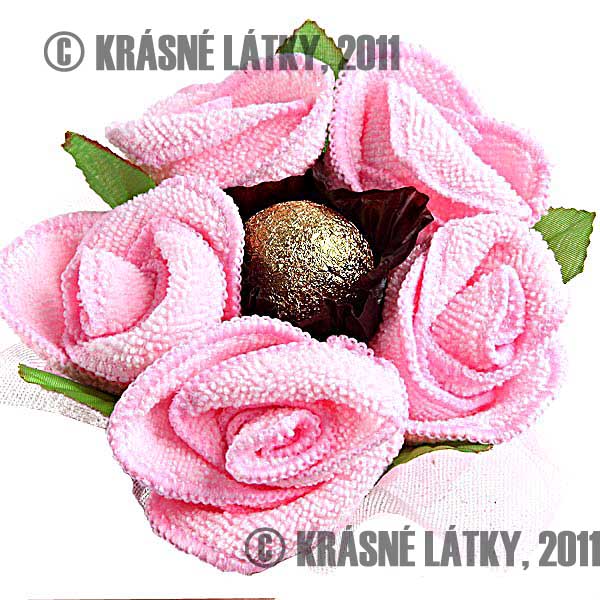 Kytice růží č.1 - bavlněný ručník