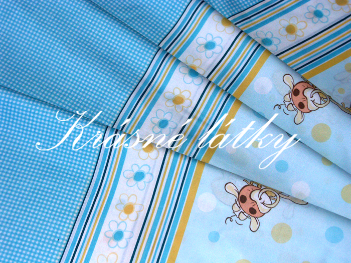 Miminko - 100% bavlna - modrá