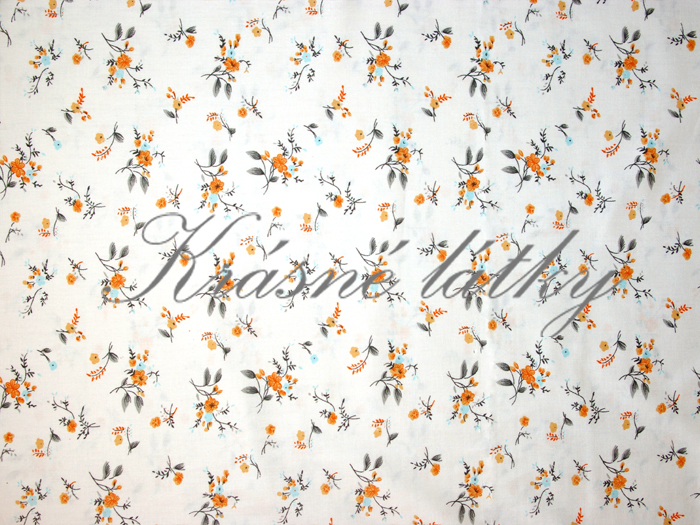 Kytičky - bavlna š.140, na povlečení polštářky, šatičky atp