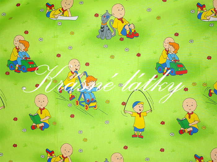 Dětský sen- š.220 cm 100% bavlna v pestrých b. na dětské výrobky a dekoraci zele