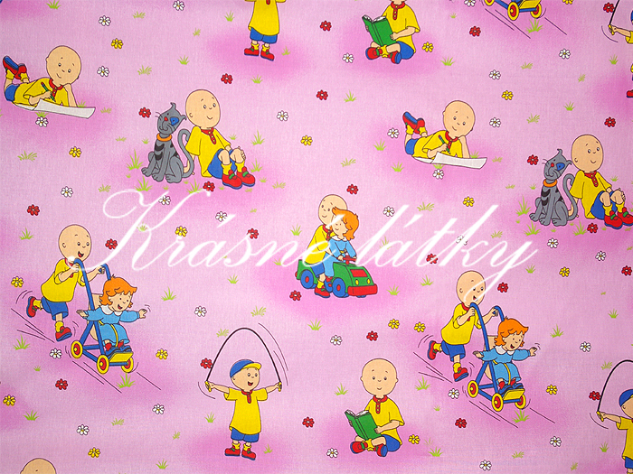 Dětský sen- š.220 cm 100% bavlna v pestrých b. na dětské výrobky a dekoraci růžo