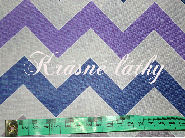 Cikcak, 100% bavlna, pěkná kvalita, krásné barvy