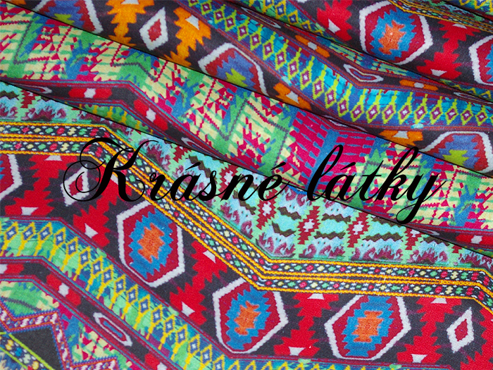 Indián - 100% bavlna, š. 160 cm, 130 g/m2