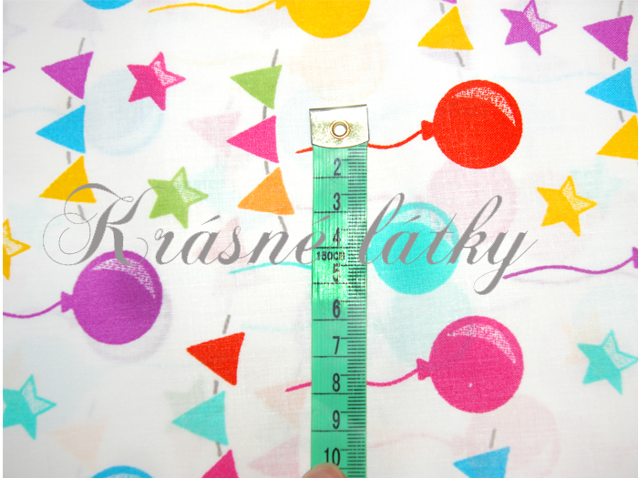 Balonky - 100% bavlna, š. 160cm, 130gr m2