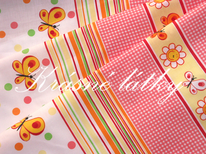 Drak na koloběžce růžová - bavlněné plátno