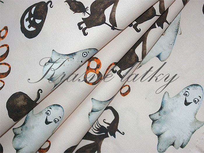 Ježibaba  - 100% bavlna, š. 160 cm, 150 g/m2