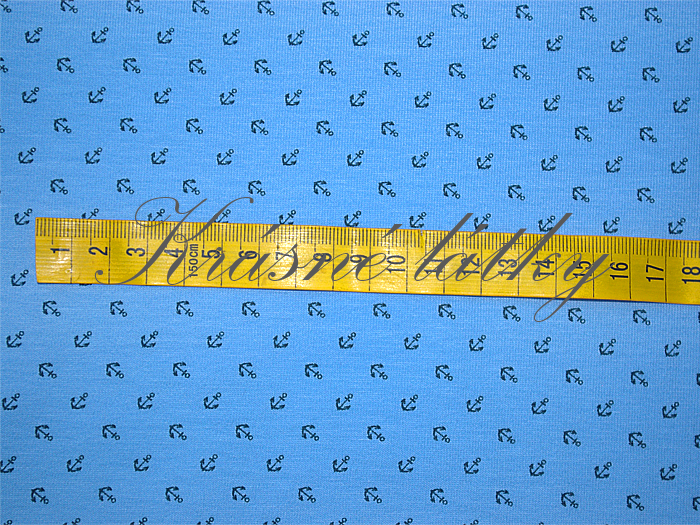 Kotvy - 95 % bavlna, elastan 5 %, š. 160 cm, 170 g/m2 