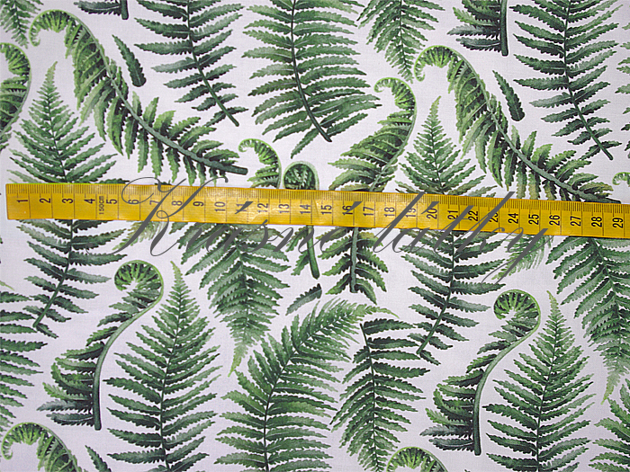 Kapradí - 100% bavlna, š. 160 cm, 150 g/m2, plátno