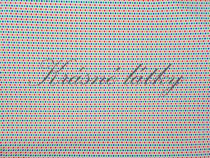 Bavlna puntíky mix, dětské látky metráž