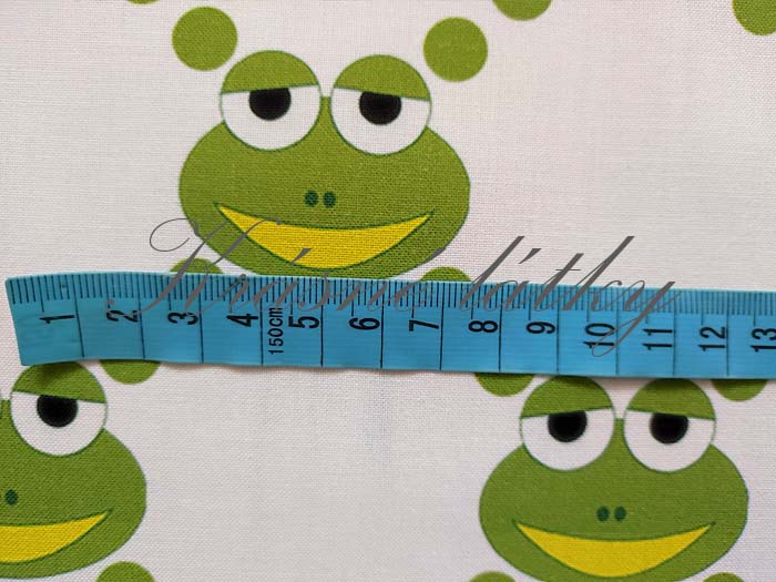 Bavlna žabky, dětské látky v metráži