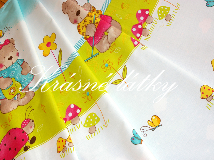 Pohádkový medvídek a vochomůrka 2 - 100% bavlna pro krásné dětské povlečení