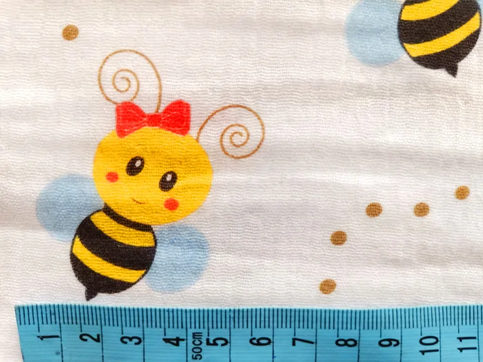Mušelín Včelka, dětské látky metráž