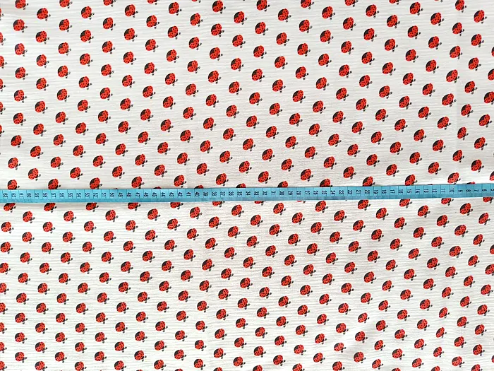 Mušelín Beruška, dětská bavlna, bavlněná látka metráž, mušelín