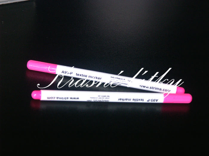 Mizící fix na textil