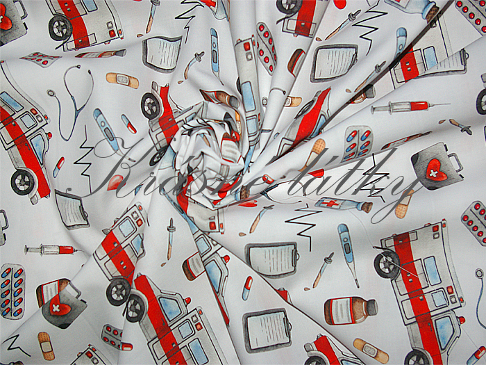 Sanitka - 100% bavlna, š. 160 cm, 150 g/m2