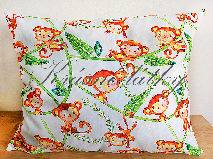 Opičky na liáně - 100% bavlna, š. 160 cm, 150 g/m2