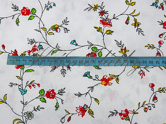 Drobné kvítky - 100% bavlna, 160 cm, 130 g/m2