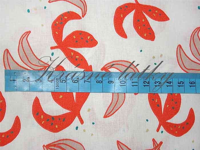 Bavlna lístky - 100% bavlna, š. 150 cm, 115 g/m2, látky metráž