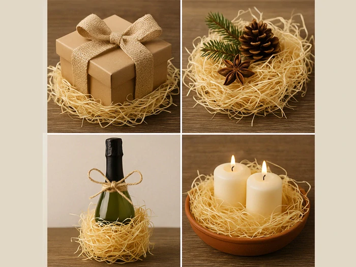 Dekorační dřevitá vlna 50 g