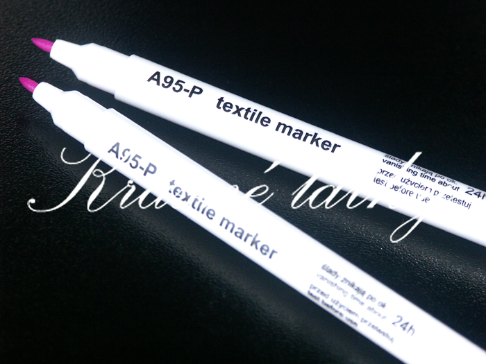 Mizící fix na textil