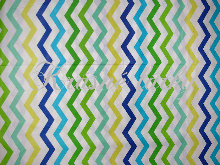 Cikcak, 100% bavlna, pěkná kvalita, krásné barvy z