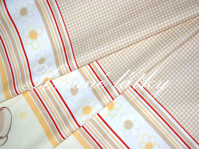 Miminko - 100% bavlna - okrová kombinace