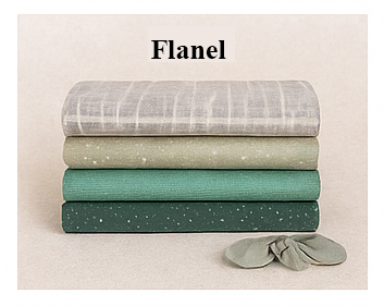 Měkký a hřejivý flanel z bavlny 