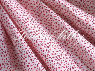 Kytičky - bavlněné plátno š.145, 145g/m2