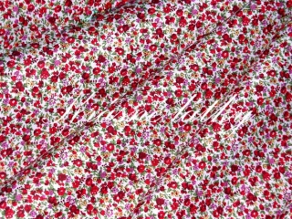 Kytičky - bavlněné plátno š.145, 145g/m