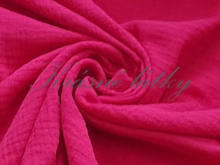 Mušelínová látka, gázovina purpurová – mušelín – látky – metráž