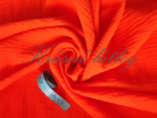 Mušelínová látka, gázovina mandarinka – mušelín – látky – metráž