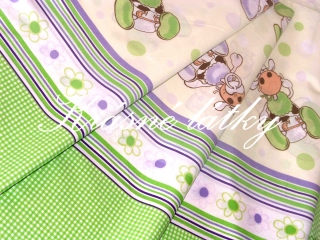 vyprodáno Miminko zelená kombinace - bavlněné plátno