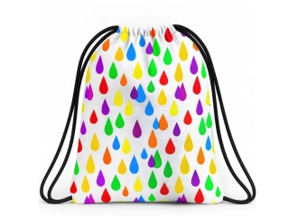 Stahovací batoh - pytel kapky