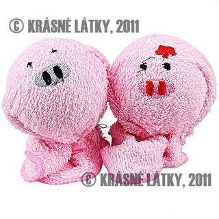 Prasátko - 2x bavlněný ručník