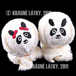 Panda - 2x bavlněný ručník